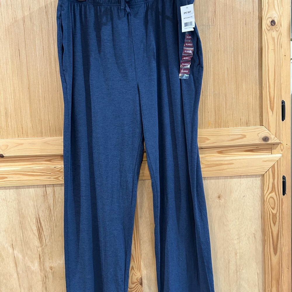 Men’s Berkley Jensen NWT Navy Blue Lounge Pants Sz XL